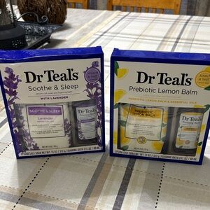 Dr Teal's Soothe & Sleep and Prebiotic Lemon Balm Set